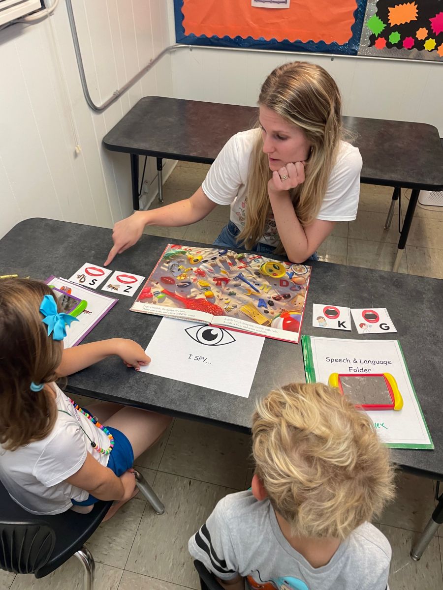 Ms. Sitter and her students